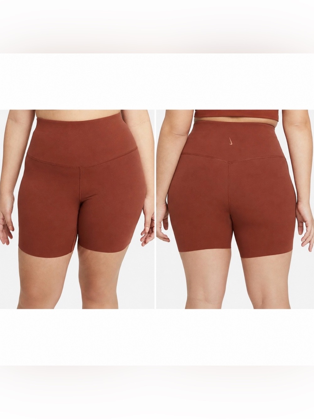 Nike Yoga Luxe High Rise 7” Shorts Women’s 2X Dri-FIT New
